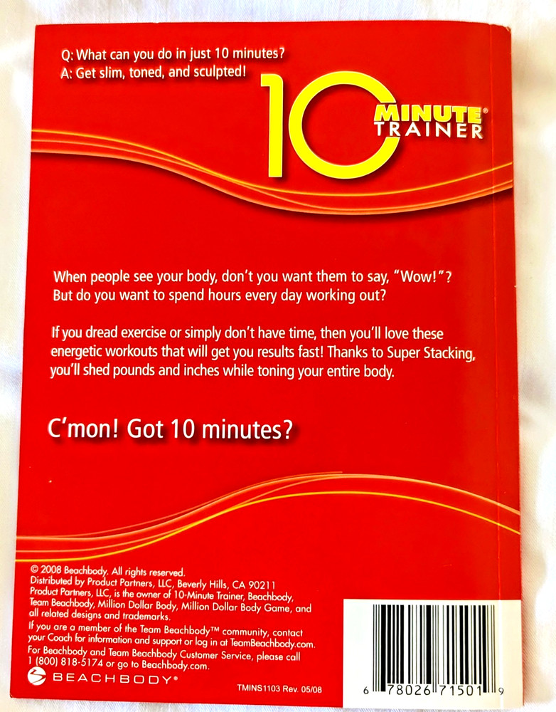 Tony Horton's 10 Minute Trainer DVD Package & Workout Plan NEW