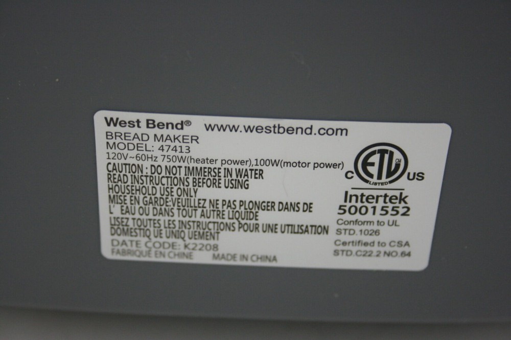 Belts for West Bend Bread Maker Model 47413 (Choose Length or Set)