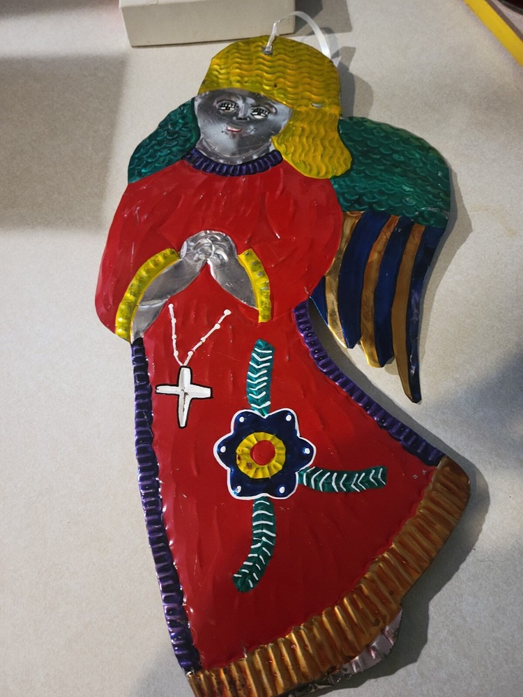 Tin Angel Christmas Decor