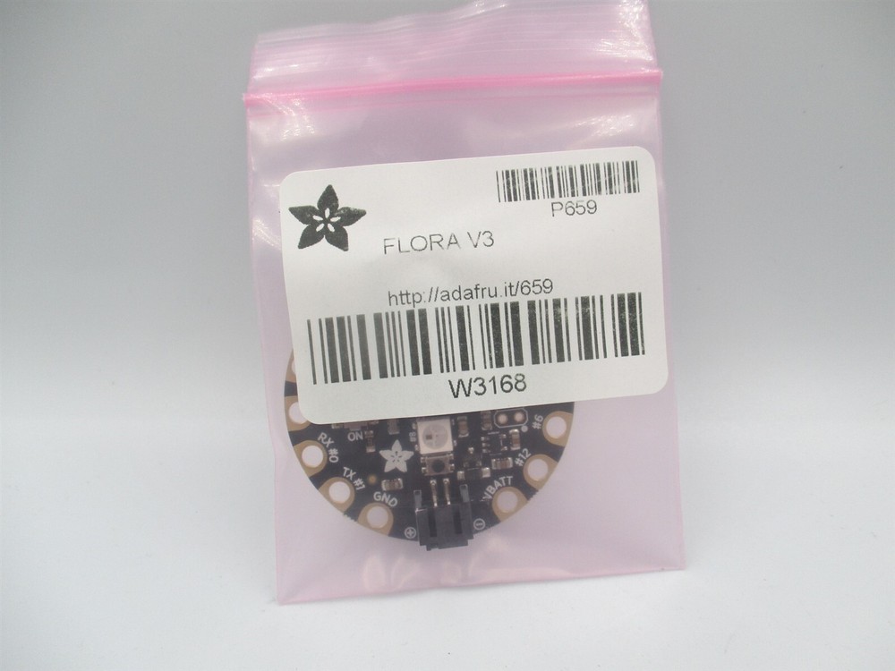 Adafruit FLORA v3 Wearable Electronics Platform Arduino Compatible Use With IDE