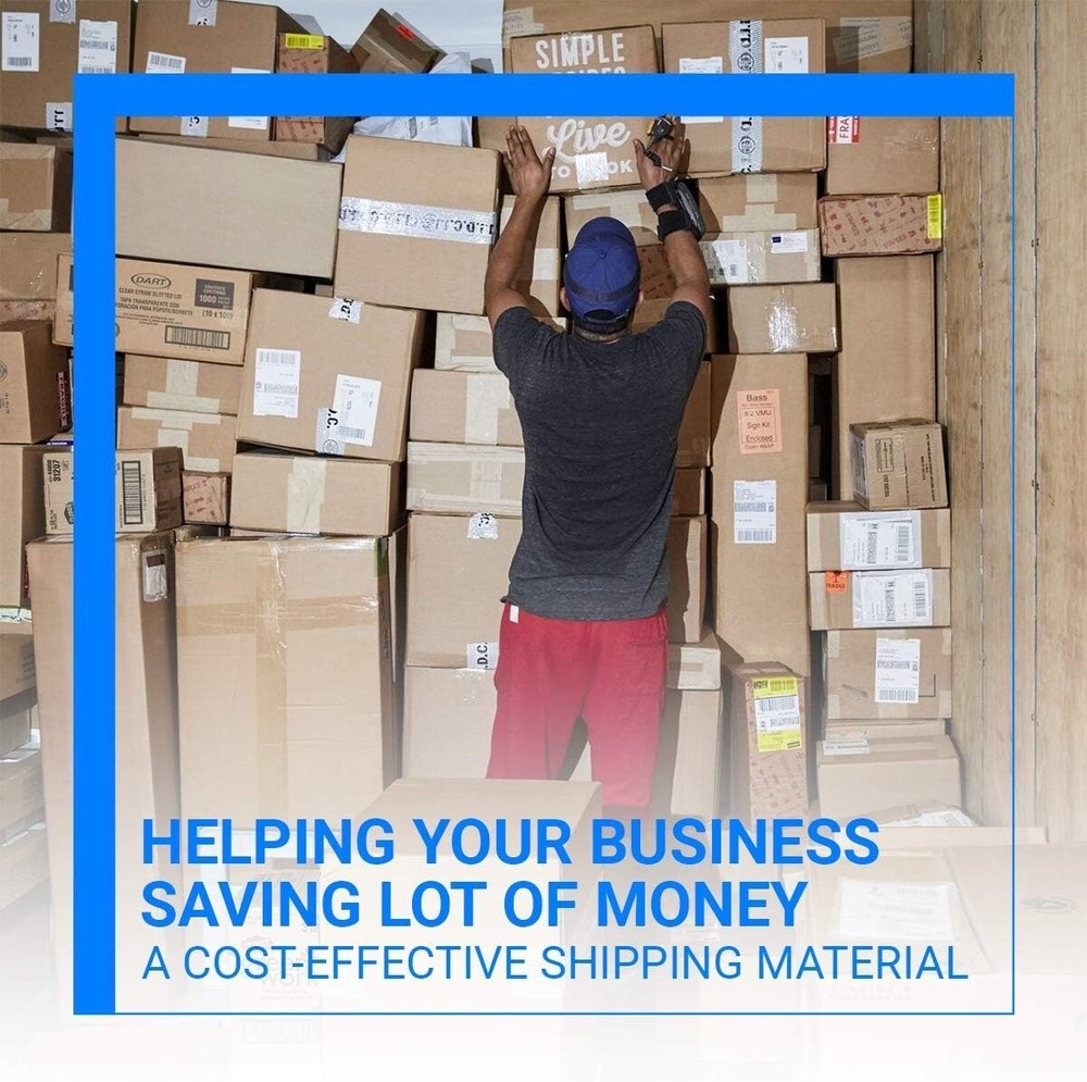 Offitecture BWR02 Air Bubble Cushioning Wrap Rolls (2-Pack)