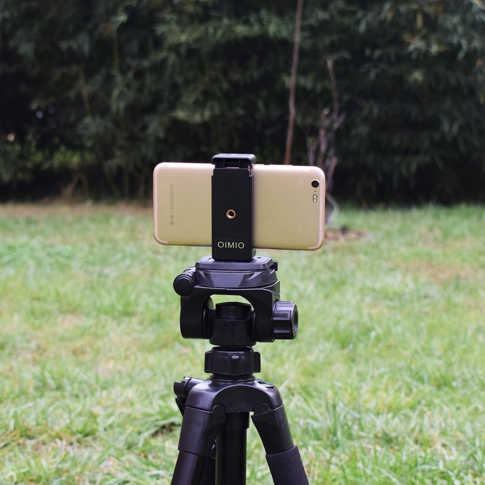 Universal Cell Phone Tripod Mount Adapter, OIMIO longer, 2pack black