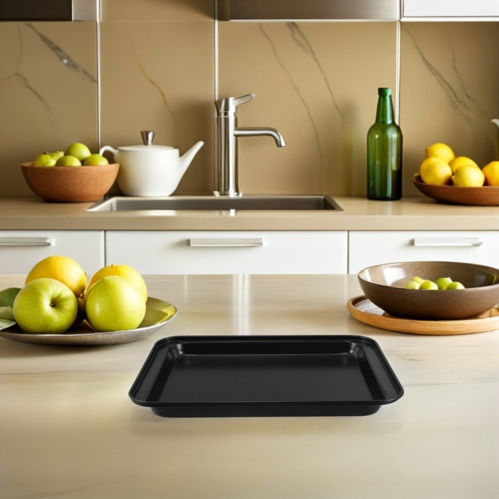 Rectangular Non-stick Baking Pan Metal Sheet Nonstick Bread Brownie