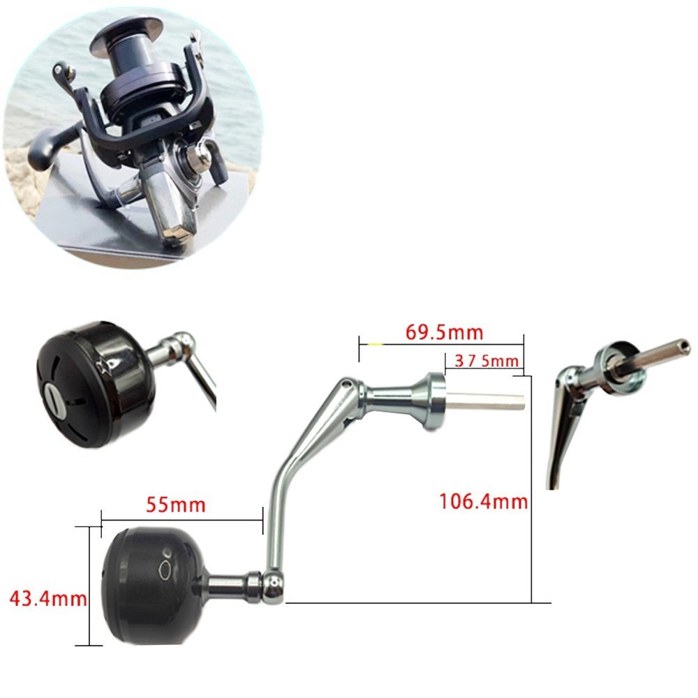 Enhanced Performance with For DAIWA For CROSSCAST Modified Reel Handle