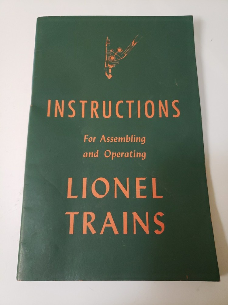 1946 Lionel Instructions For Assembling and Operating Lionel Trains Form 497