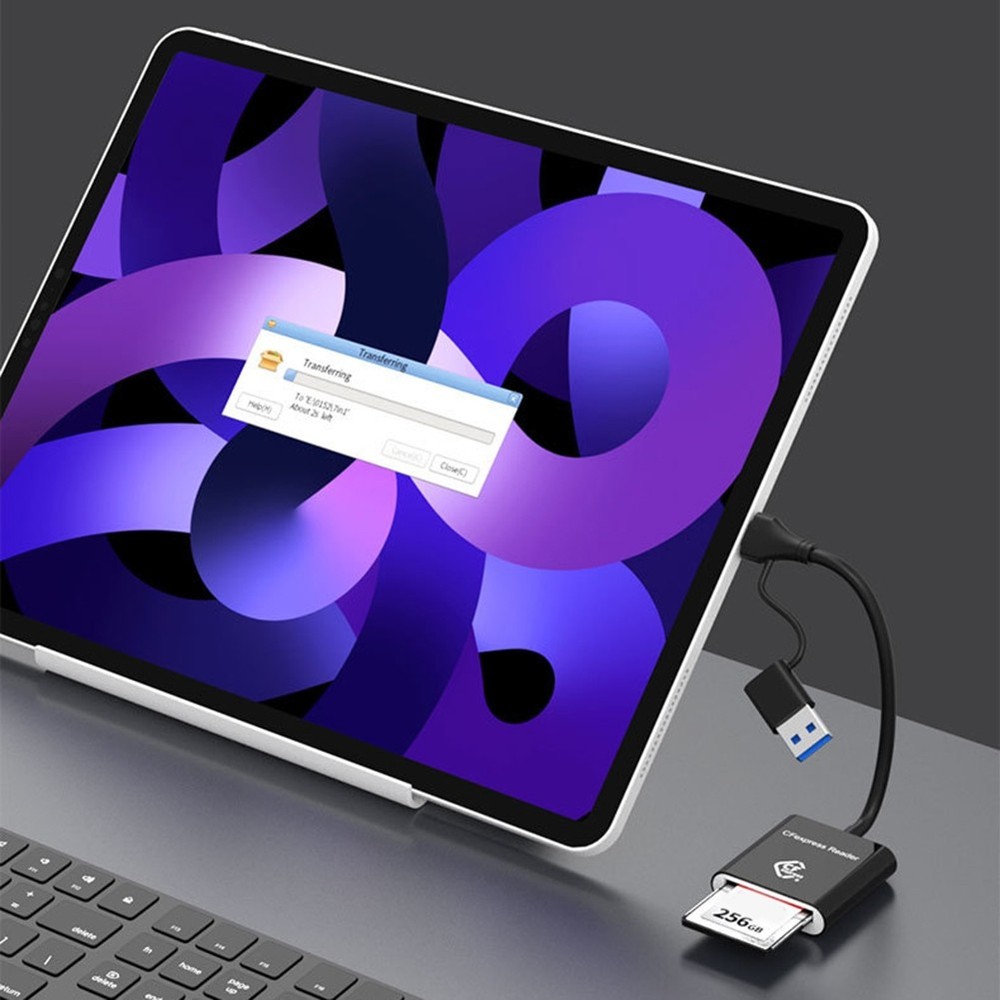 10Gbps CFexpress Type B Card Reader Writer USB3.2 Gen2 USB-C CFe Card5418