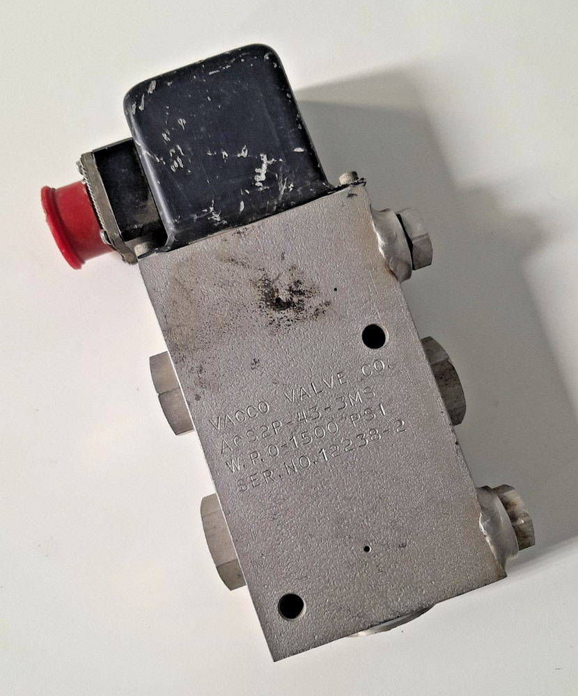 Vacco Solenoid Valve - Apollo Command Module - Rocket Engine NASA