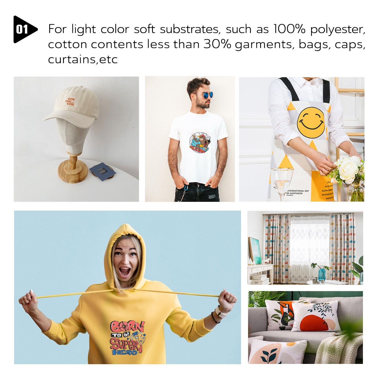 Dye Sublimation Transfer Paper SUBLIPAPER 100 Sheets 8.5”x11” FREE DELIVERY