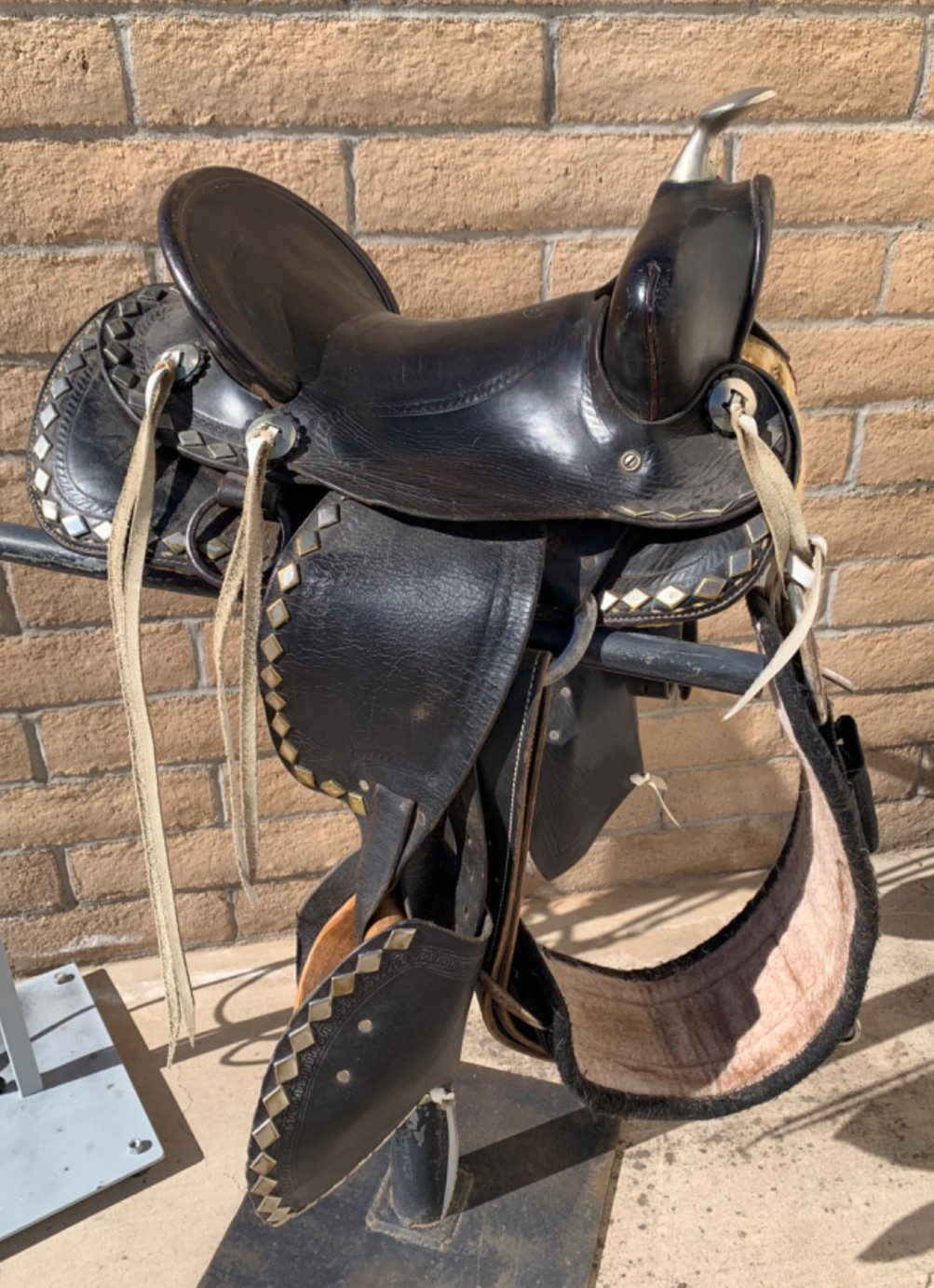 Vintage Western Pony Saddle 12" w/Taps Poco Bueno Bridle Reins Tack Lot
