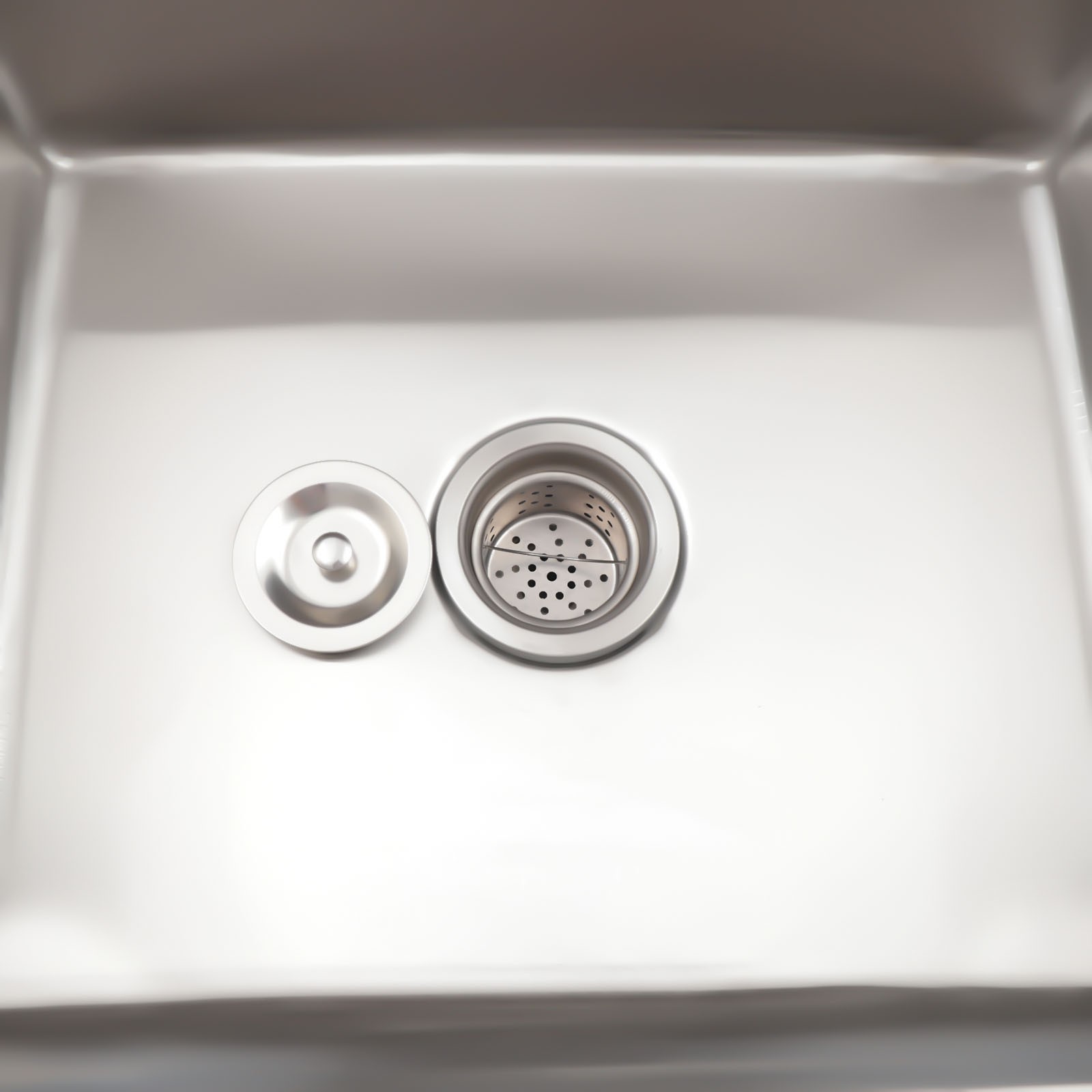 Stainless Steel Utility Sink Commercial Restaurant Kitchen with Faucet & Workben