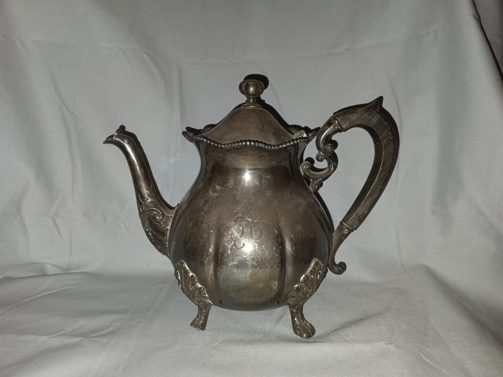 Vintage  Rockford Silver Co Silver Plated Teapot # 1468