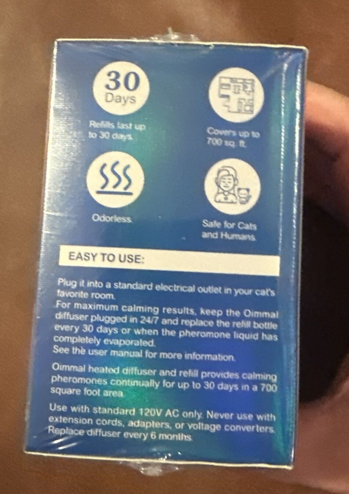 Immal Cat Calming Pheromone Diffuser Kit Brand new Exp 5/4/2028