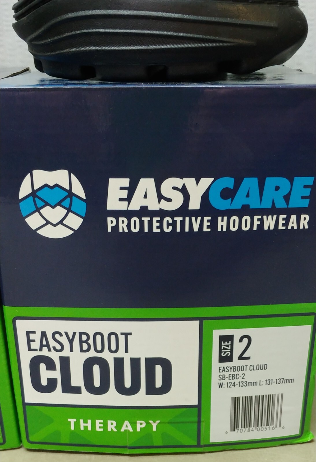 EasyCare Easyboot Cloud Therapeutic Horse Hoof Boots Recovery Black Therapy
