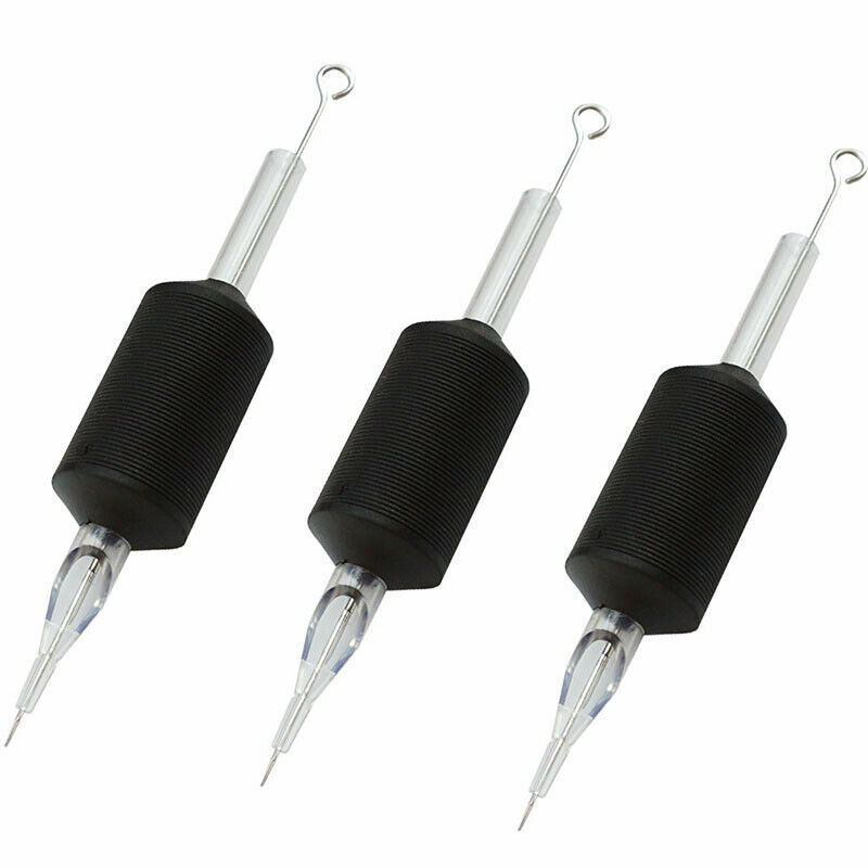 Tattoo Needle with Tube Combo 25mm 1 Inch Grip Box of 20pcs RL/RS/RM/M1