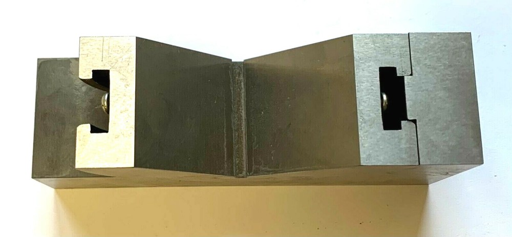 ADJUSTABLE 60 DEG PRECISION ANGLE BLOCK- V-BLOCK - NEW