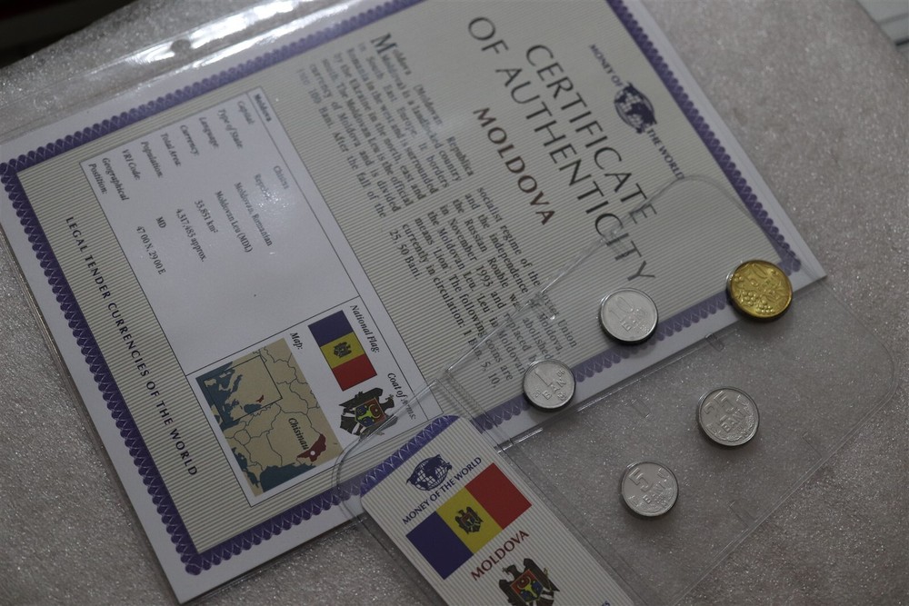 🧭 🇲🇩 MOLDOVA MINT SET WITH COA B67 #28