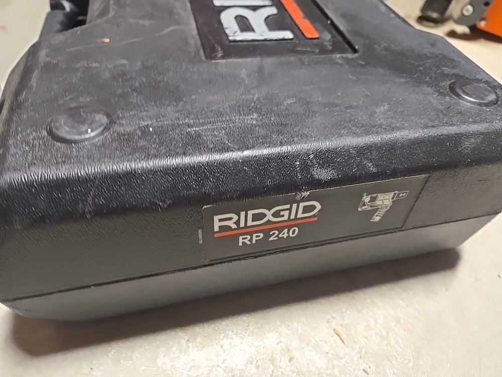 Ridgid RP 240 Press Tool Storage Case Only.