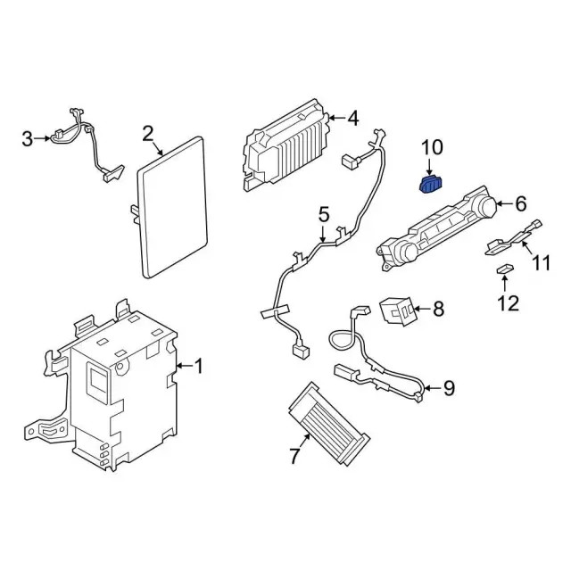 Genuine Ford Navigation Microphone LB5Z-19A391-AB