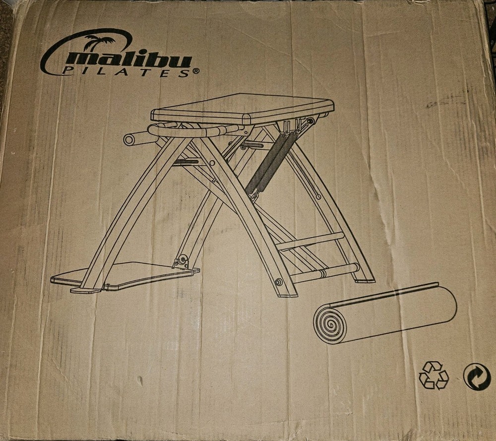 Malibu Pilates Folding Exercise Chair NEW