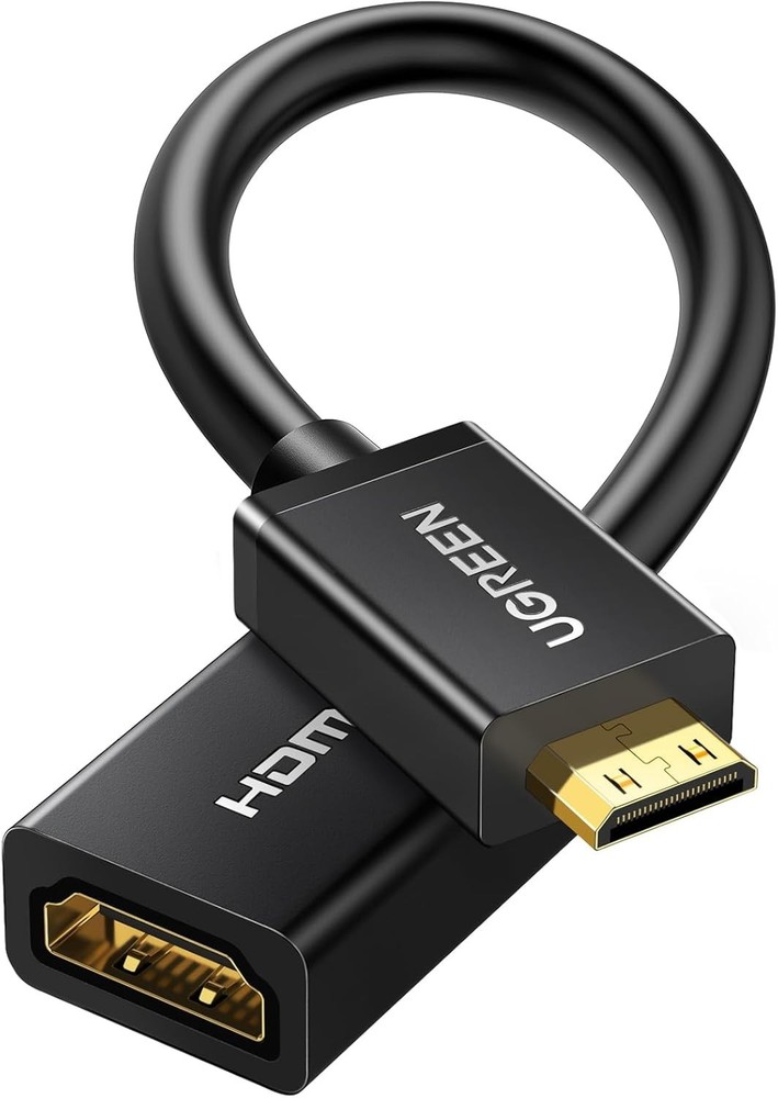 Versatile Mini HDMI to HDMI Adapter - Connects Raspberry Pi, Cameras & More