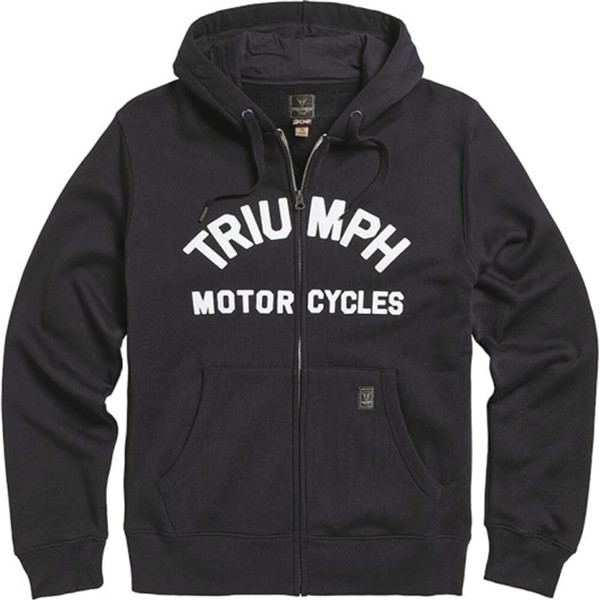 Triumph Lavenham Zip Hoody | Black | Size M