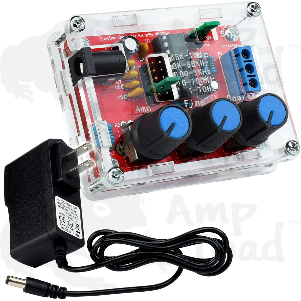 Function Generator XR2206 - DIY Kit - Optional Wall Plug [SOLDERING REQUIRED]