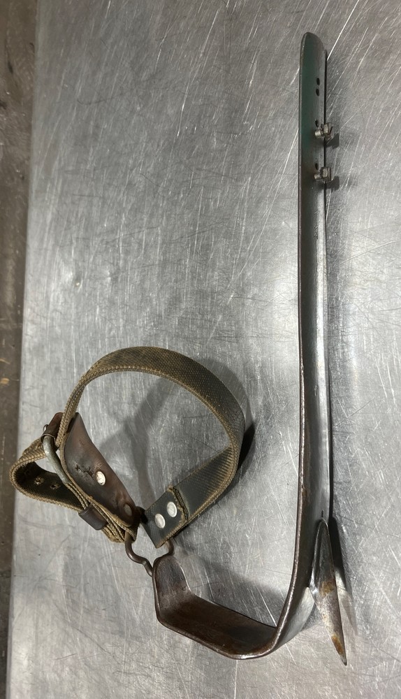 Vintage Bashlin Climbing Spike. Used Surplus. Missing Parts
