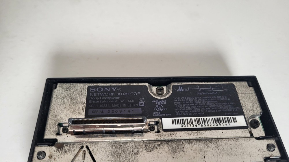 OEM Sony PS2 Network adapter SATA Upgraded | SATA & ETHERNET READY Read Descript