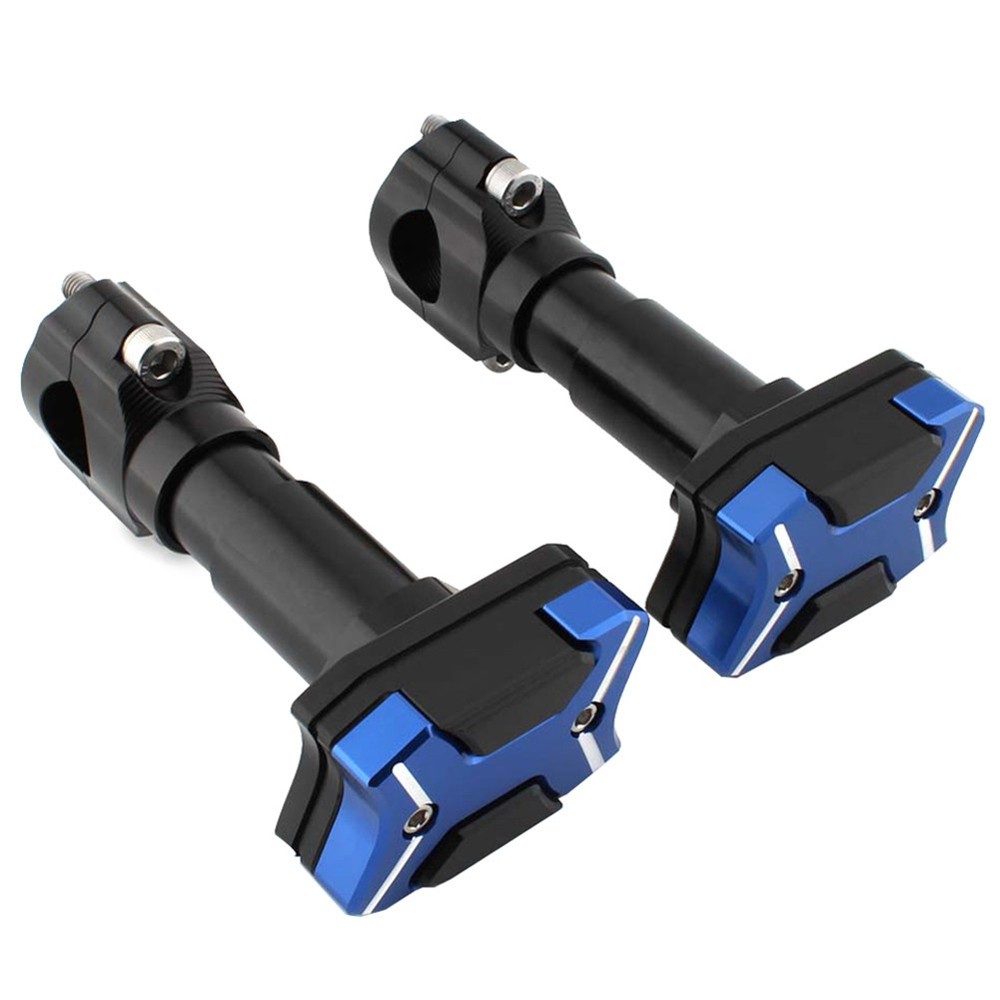 Universal Modified Engine Guard Crash Bar Frame Protector 22mm-30mm Dark Blue