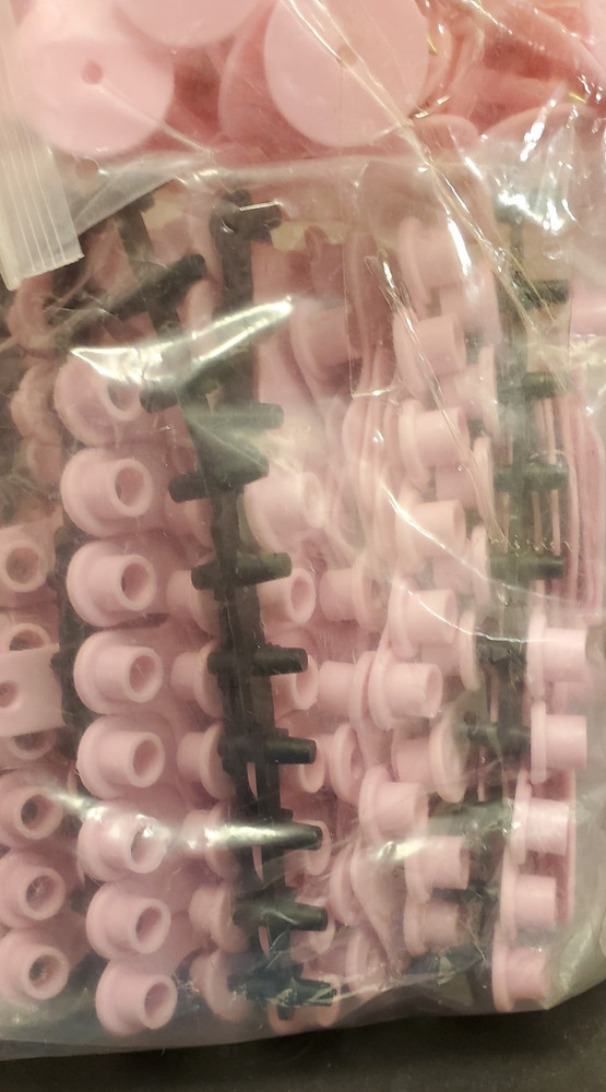 bovine Cattle ear Tags 1-100 pack pink