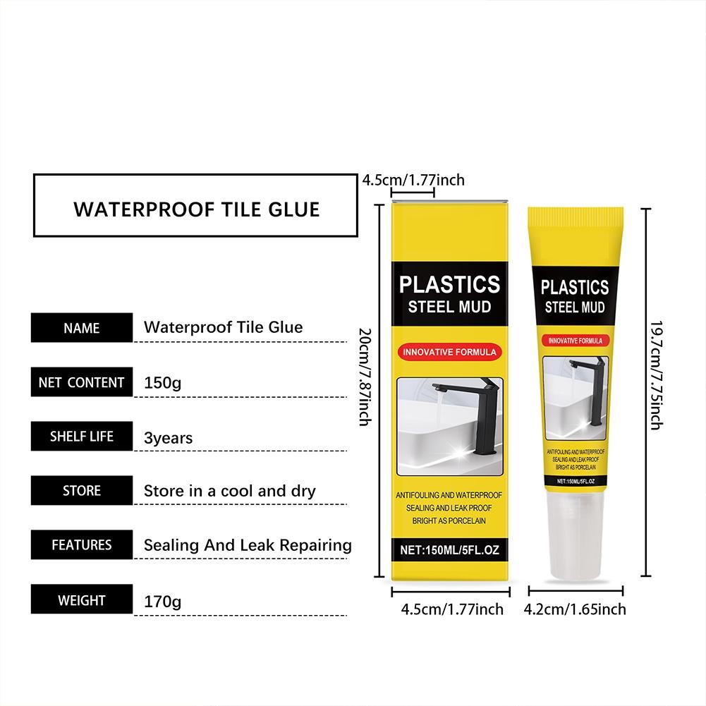 Waterproof Sealant Kitchen Bathroom Plastic Steel Putty Quick-drying Durab POL