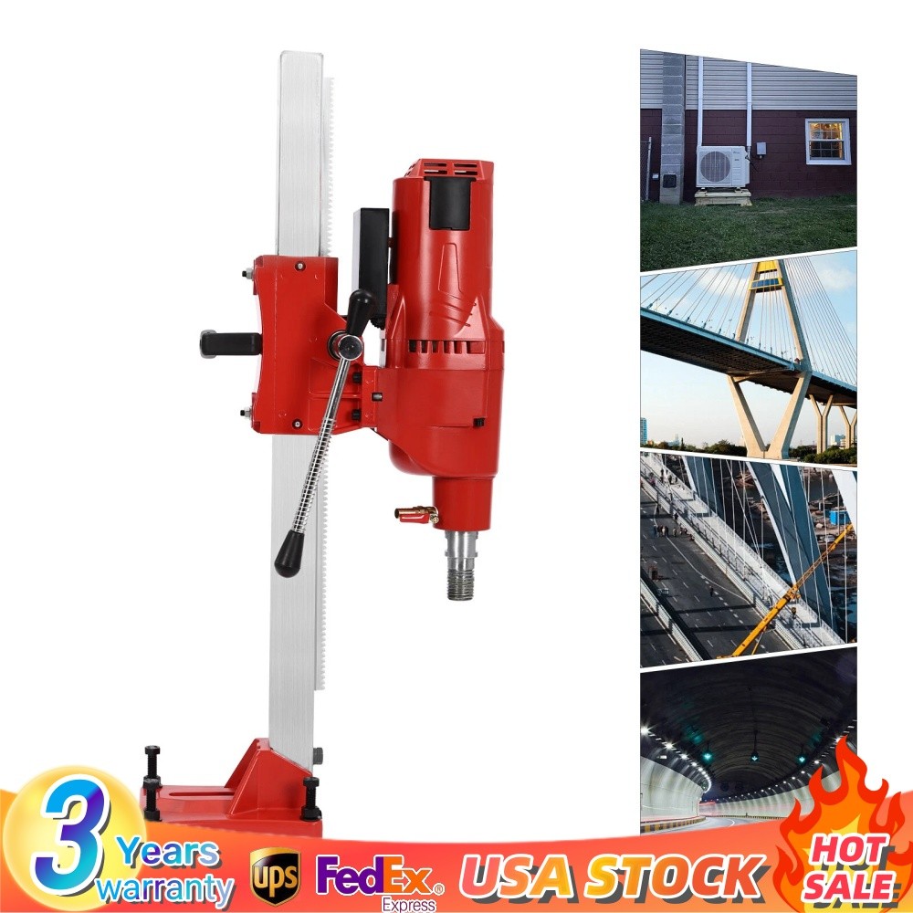 Concrete Core Drill Rig Diamond Core Drill Machine Wet Drilling Rust-proof Drill