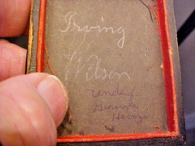 Civil War Soldier Ambrotype Photograph on Glass IDed w/Full Case 1/9 Plate Nice!