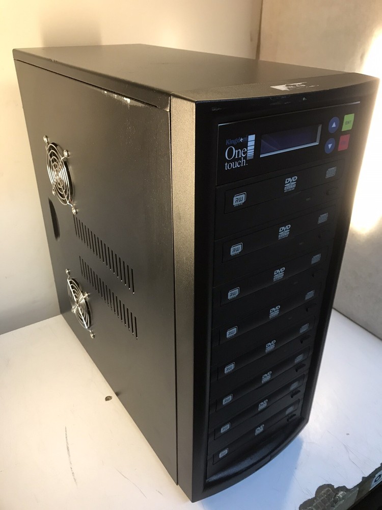 Kingdom One Touch KDV7A Professional 1:7 DVD/CD Duplicator TESTED
