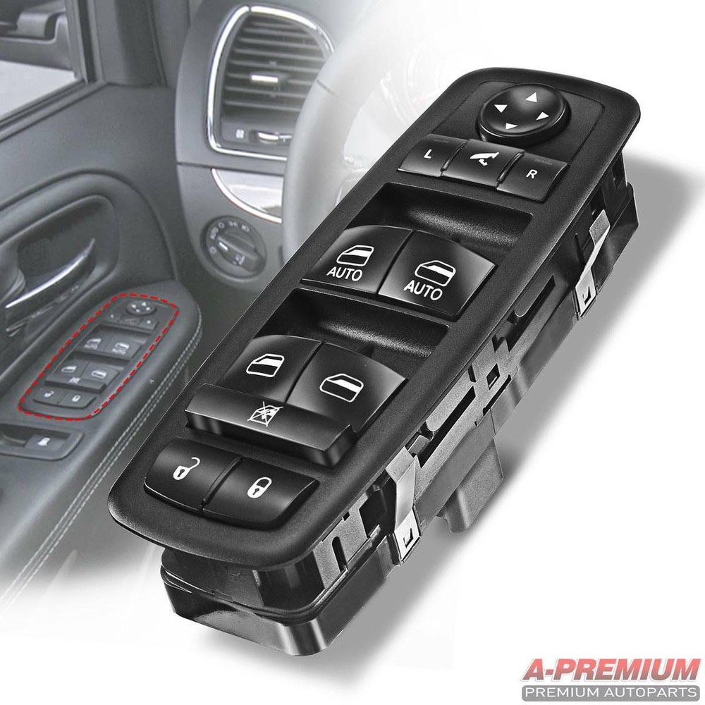 Front Driver Power Window Switch Master for Ram 1500 2500 3500 4500 2012-2015