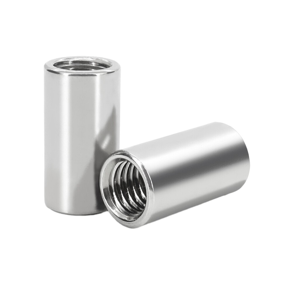 Stainless lengthen Round Nut Standoff Spacer Pillar Female Thread Studs M2 - M20