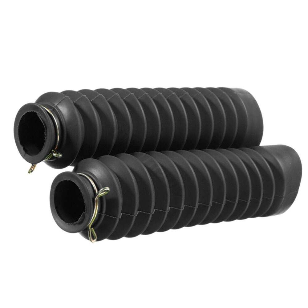 2pcs Front Fork Shock Absorber Covers Dust Protector Sleeves for Motorcycle