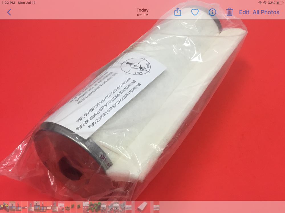 Leybold - P/N: 710-64-763 - Air Filter - NEW