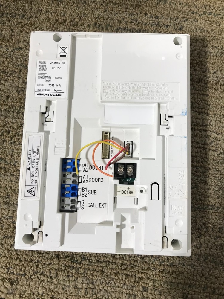 Aiphone JF-2MED Master Station for JF Series Audio/Video Intercom System