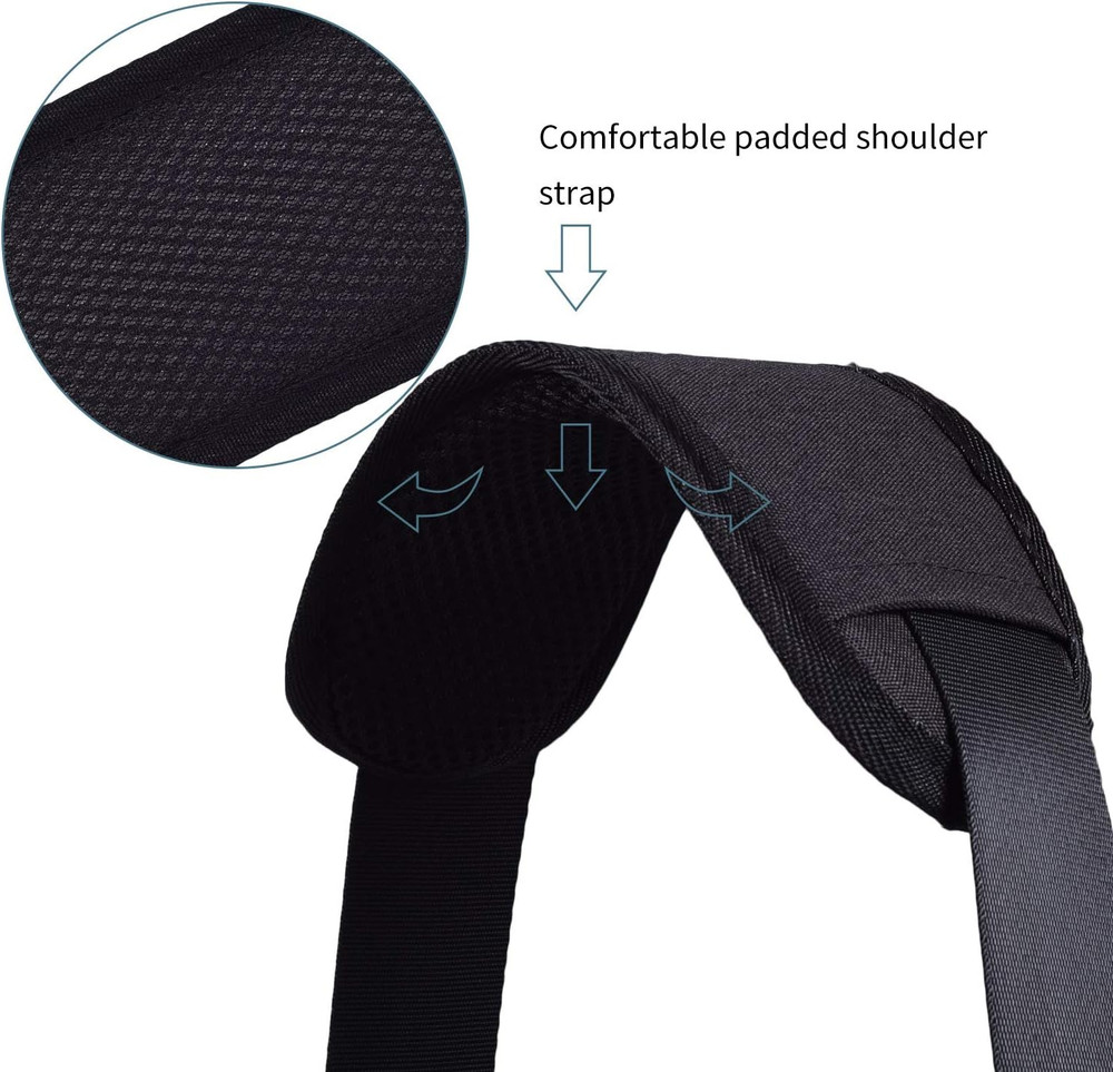 Universal Shoulder Strap Replacement Luggage Duffle Bag Strap Detachable Soft Pa