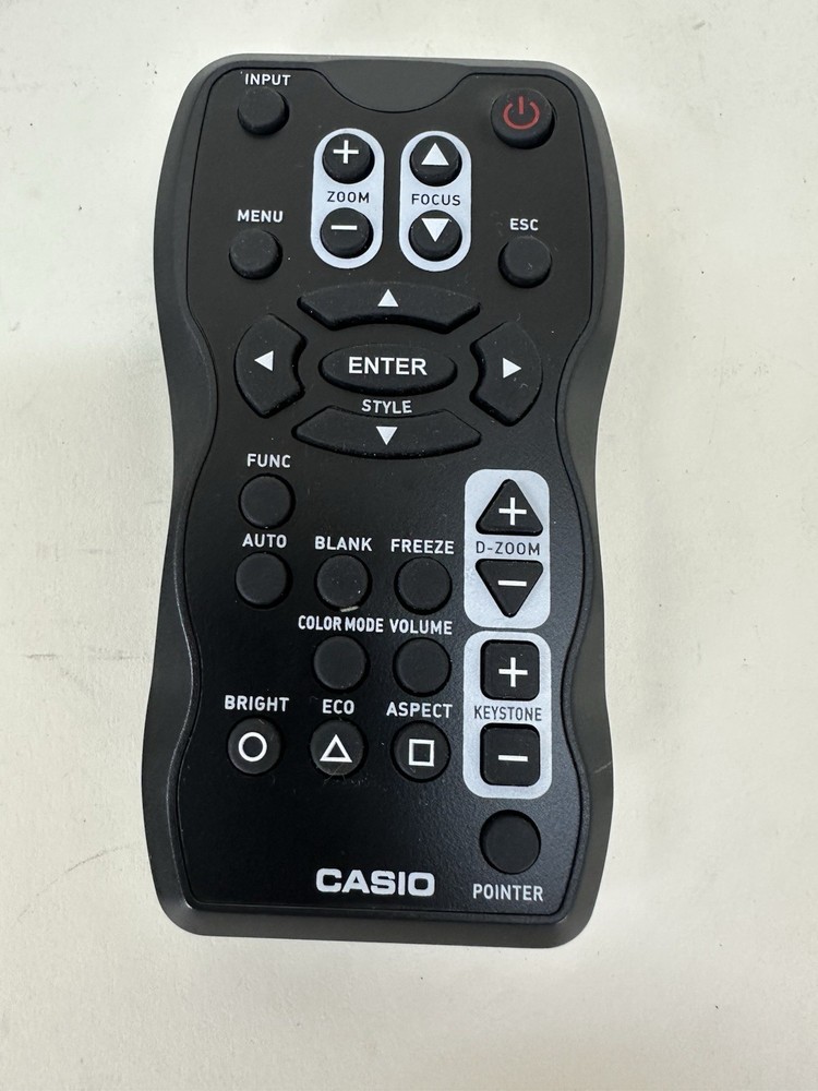 Casio Data Projector XJ-A240V HDMI Computer Connection Remote