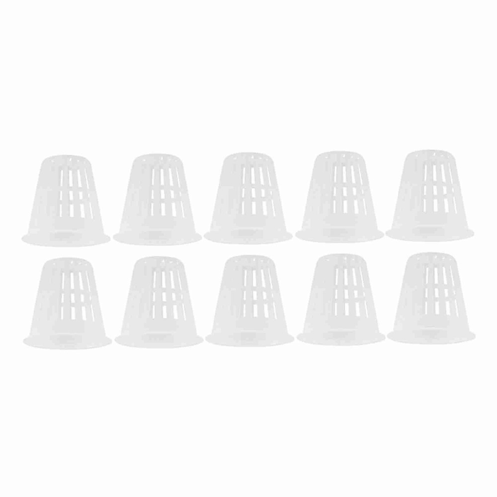 10pcs/Set Durable Safe Plastic Hydroponic Basket Cup For Garden Balcony