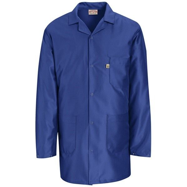 New Red Kap ESD Anti-Static Premium Lab Jacket Coat Unisex KK26 Blue or White