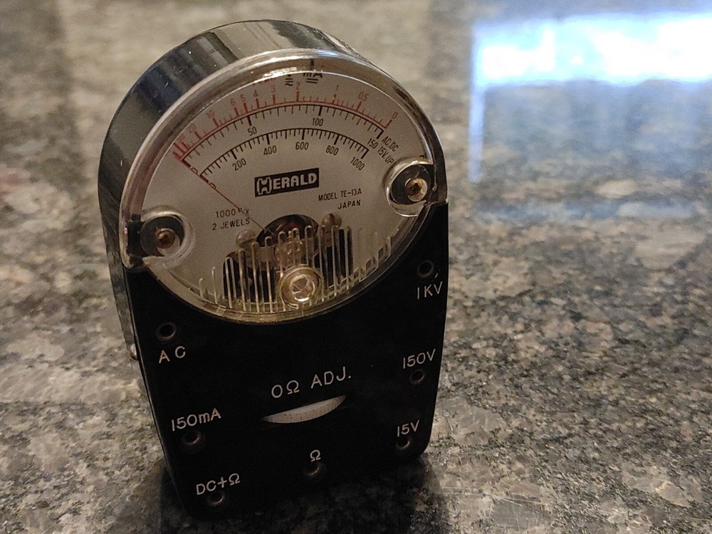 Herald volt-ohm-milliammeter meter TE-13A