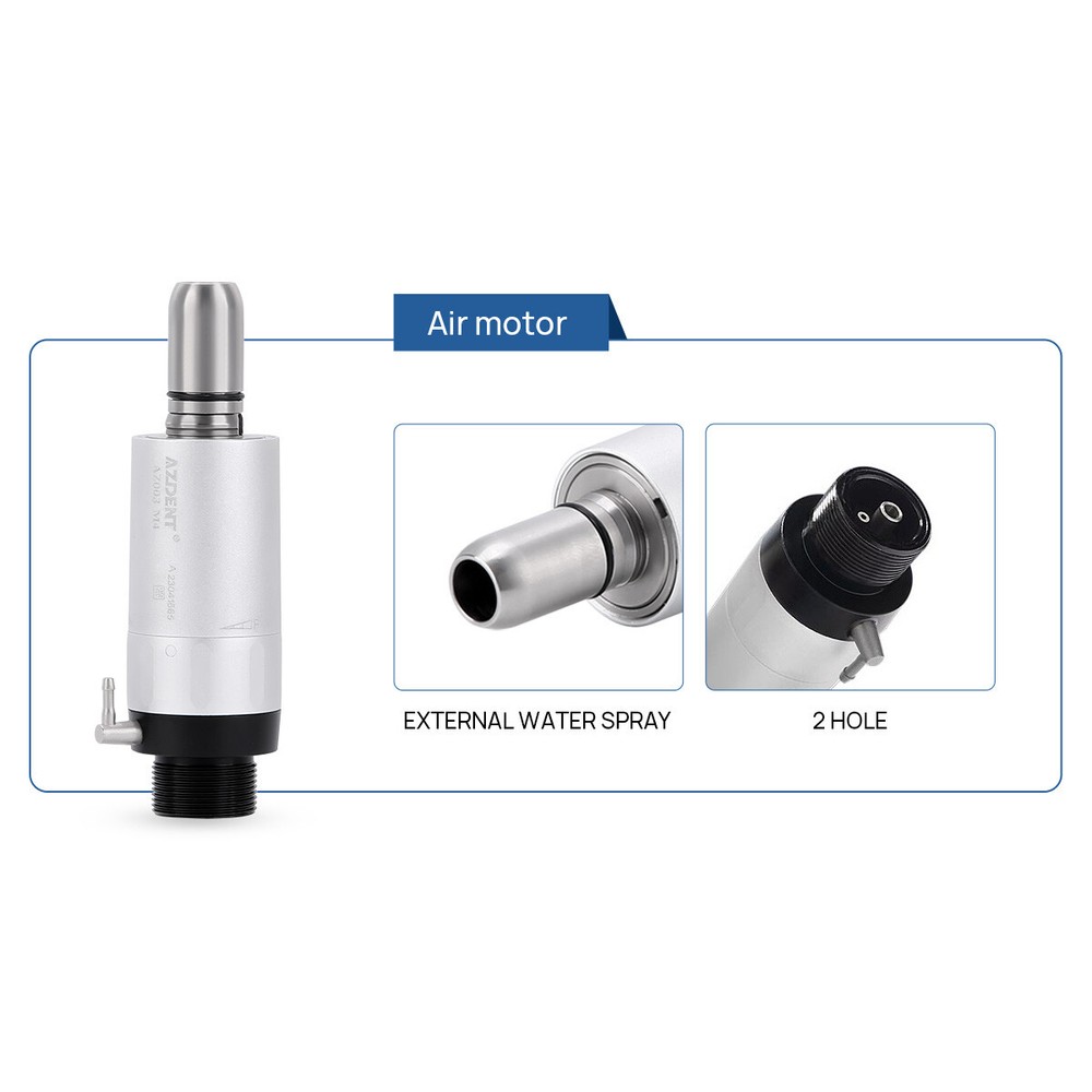 Dental E-generator High and Low Speed Handpiece Set Shadowless LED Light 2 Holes