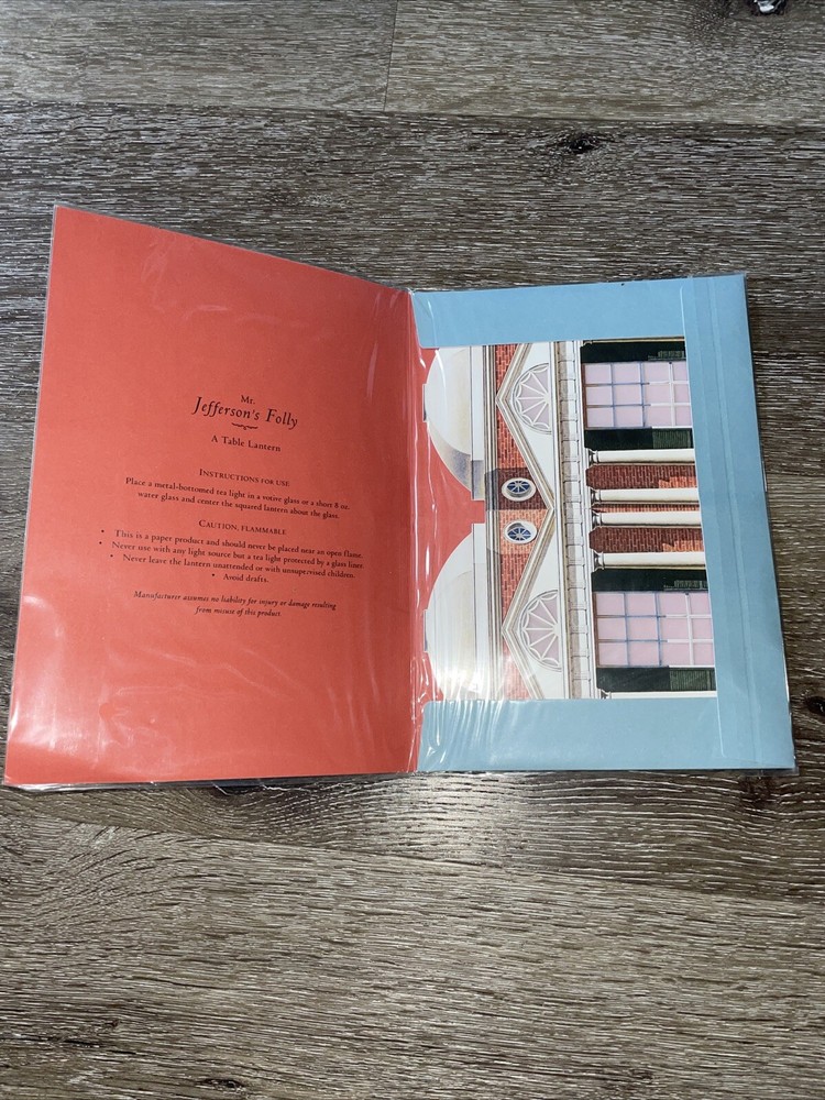 Mr. Jefferson’s Folly A Table Lantern