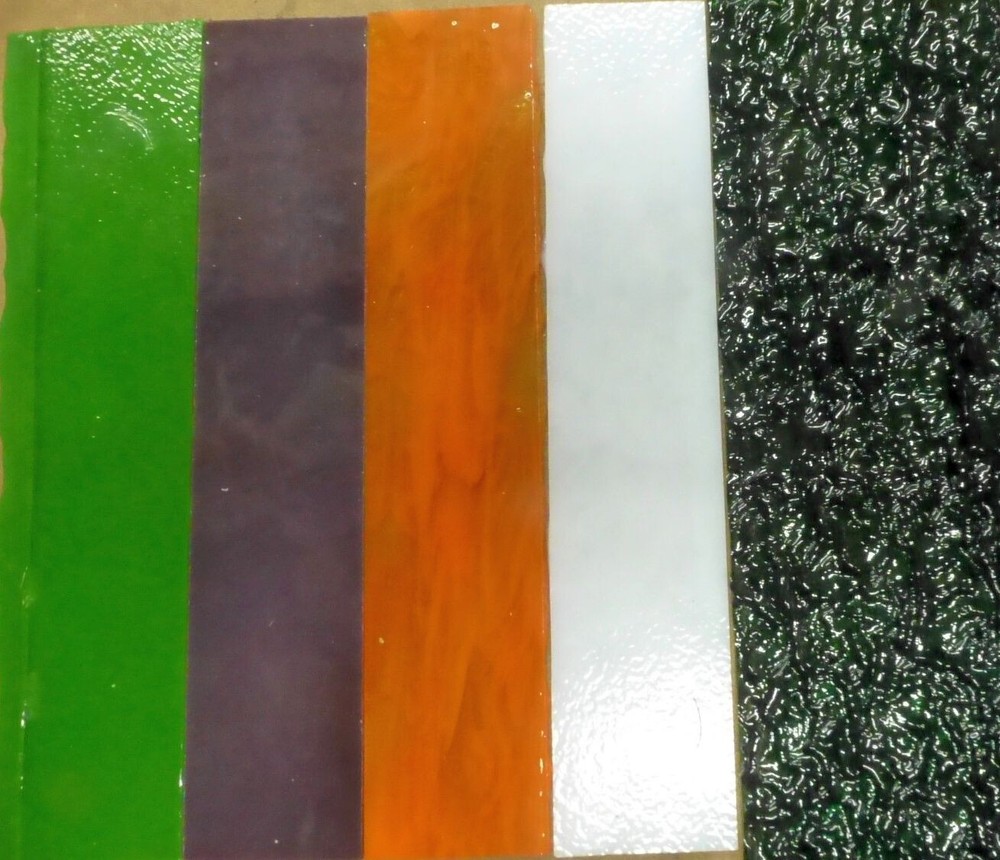 9 SHEETS OPAL & STREAKY & RIPPLE *UROBOROS 10” x 10” SHEETS hr