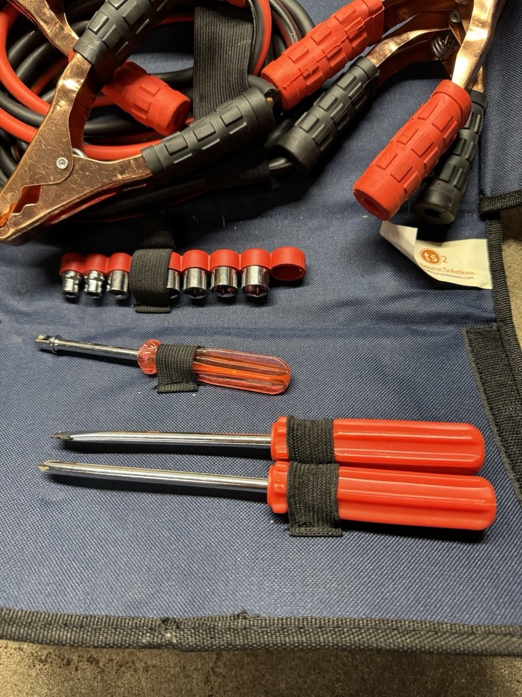 TotalSourceSolutions Roadside Emergency Vehicle Kit Jumper Cables Kit