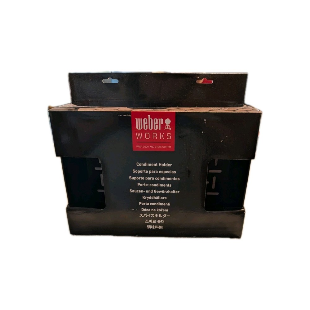 Weber Works Condiment Holder New In The Box