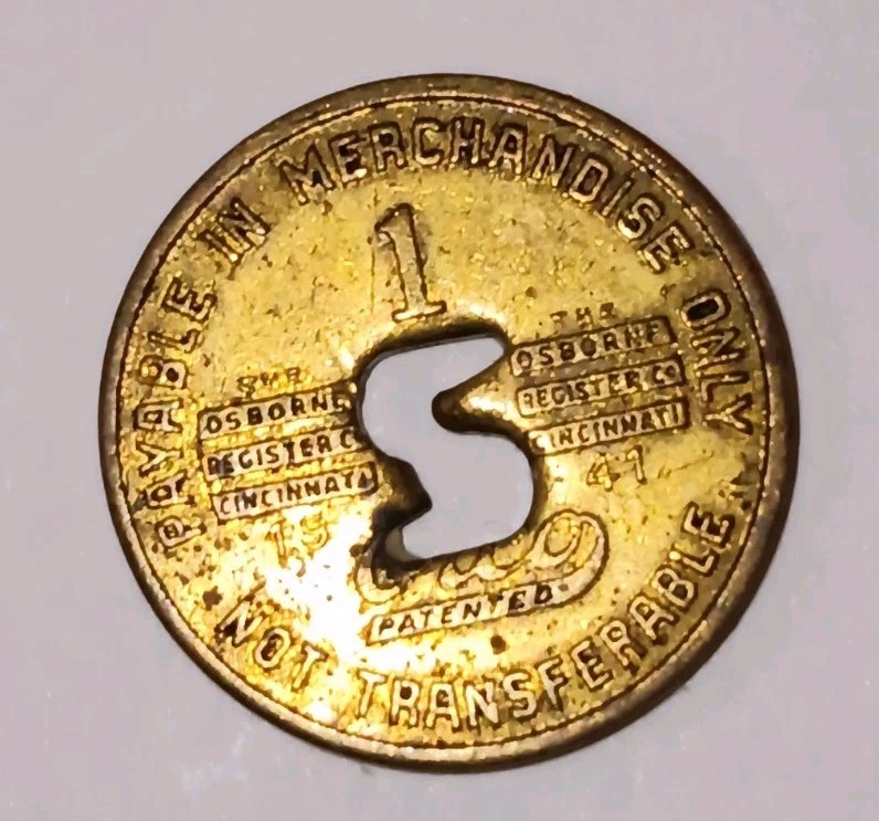 Vintage Wva Coal Script Tokens / Coins Money